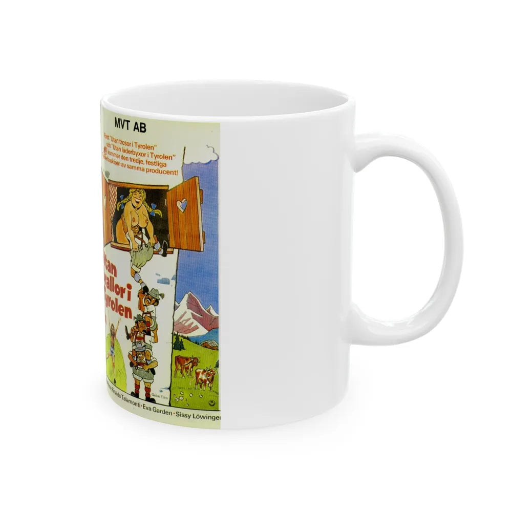 UTAN BRALLORI TYROLEN (VHS COVER) - White Coffee Mug-Go Mug Yourself