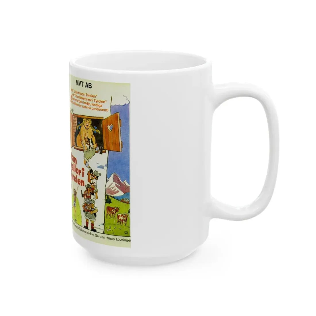 UTAN BRALLORI TYROLEN (VHS COVER) - White Coffee Mug - Go Mug Yourself