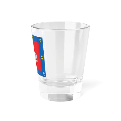 Utena County flag (Lithuania) Shot Glass 1.5oz - Go Mug Yourself