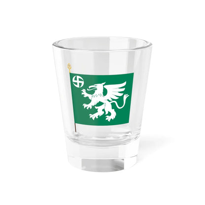 Utin jääkärirykmentin lippu (Finland) Shot Glass 1.5oz 1.5oz - Go Mug Yourself