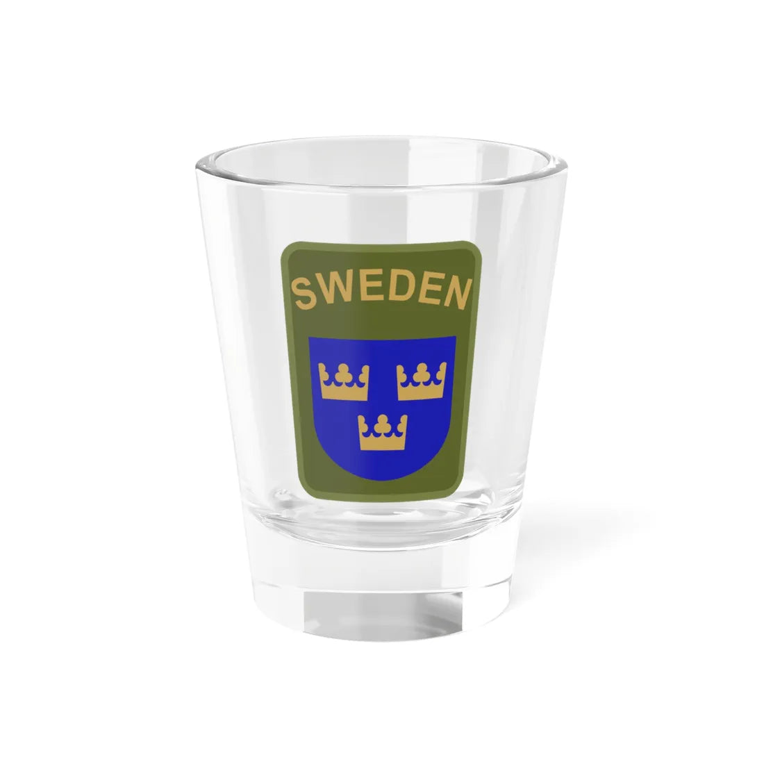 Utlandsstyrkan (Sweden) (Coat of Arms) Shot Glass 1.5oz 1.5oz - Go Mug Yourself
