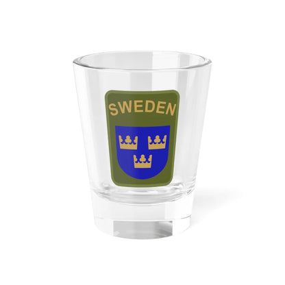 Utlandsstyrkan (Sweden) (Coat of Arms) Shot Glass 1.5oz 1.5oz - Go Mug Yourself