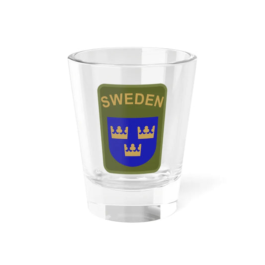Utlandsstyrkan (Sweden) (Coat of Arms) Shot Glass 1.5oz 1.5oz - Go Mug Yourself
