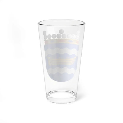 Uudenmaan historiallisen maakunnan vaakuna (Finland) (Coat of Arms) Pint Glass 16oz - Go Mug Yourself