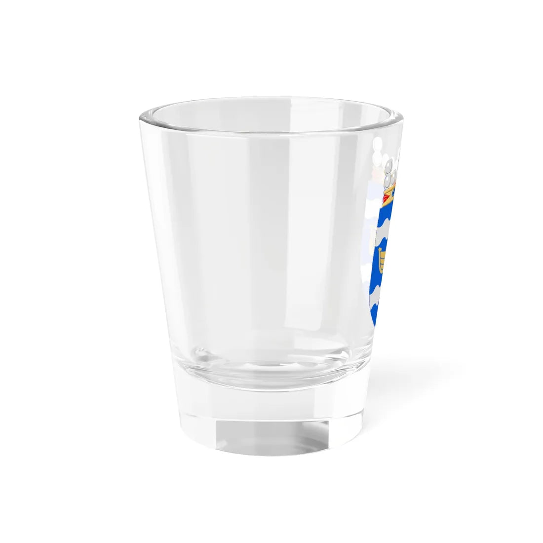 Uudenmaan lääni.vaakuna (Finland) (Coat of Arms) Shot Glass 1.5oz - Go Mug Yourself