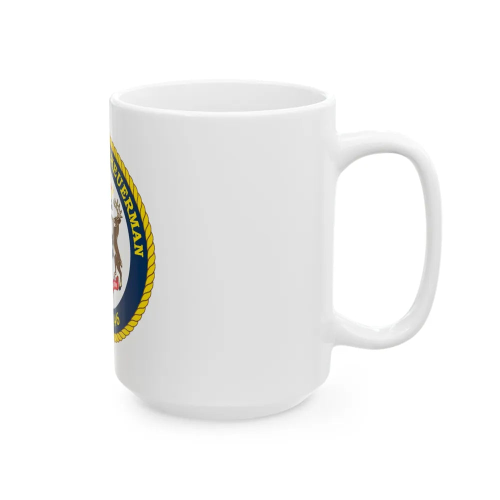 UUSCGC John Scheuerman WPC 1146 (U.S. Coast Guard) White Coffee Mug-Go Mug Yourself