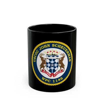 UUSCGC John Scheuerman WPC 1146 (U.S. Coast Guard) Black Coffee Mug 11oz - Go Mug Yourself