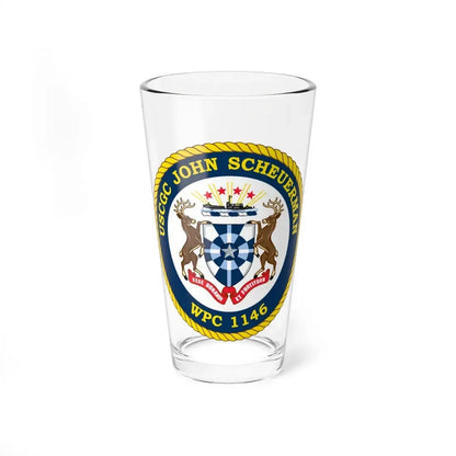 UUSCGC John Scheuerman WPC 1146 (U.S. Coast Guard) Pint Glass 16oz 16oz - Go Mug Yourself