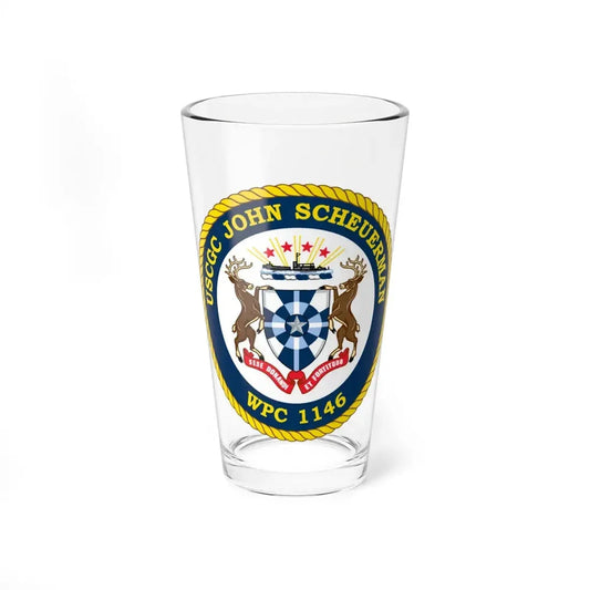 UUSCGC John Scheuerman WPC 1146 (U.S. Coast Guard) Pint Glass 16oz 16oz - Go Mug Yourself