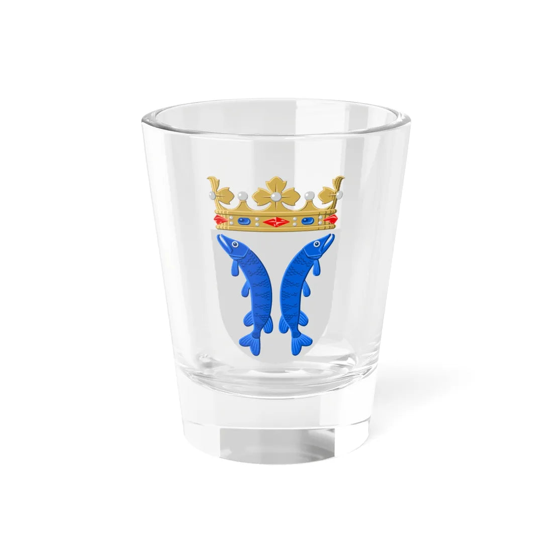Uusikaupunki.vaakuna (Finland) (Coat of Arms) Shot Glass 1.5oz 1.5oz - Go Mug Yourself