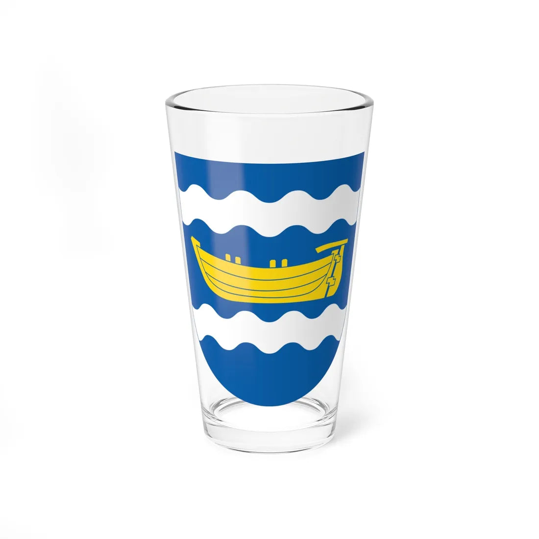 Uusimaa.vaakuna (Finland) (Coat of Arms) Pint Glass 16oz 16oz - Go Mug Yourself