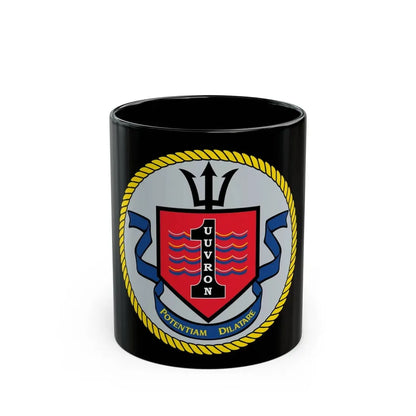 UUVRON 1 (U.S. Navy) Black Coffee Mug 11oz - Go Mug Yourself