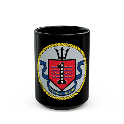 UUVRON 1 (U.S. Navy) Black Coffee Mug 15oz - Go Mug Yourself