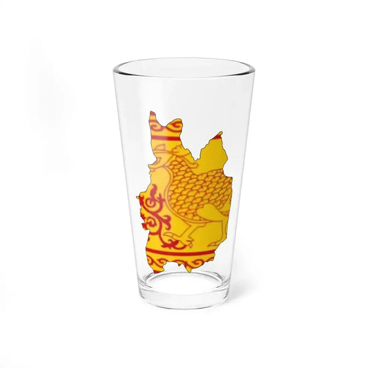 Uva Province Flag-map (Sri Lanka) Pint Glass 16oz 16oz - Go Mug Yourself