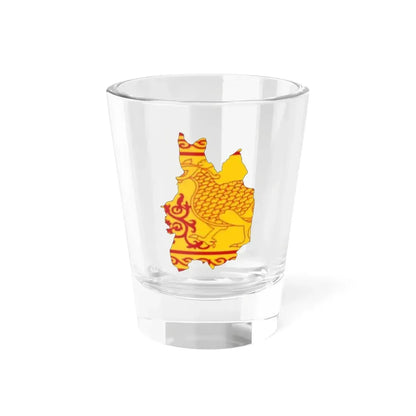 Uva Province Flag-map (Sri Lanka) Shot Glass 1.5oz 1.5oz - Go Mug Yourself