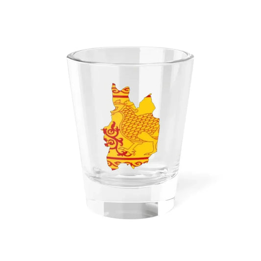 Uva Province Flag-map (Sri Lanka) Shot Glass 1.5oz 1.5oz - Go Mug Yourself