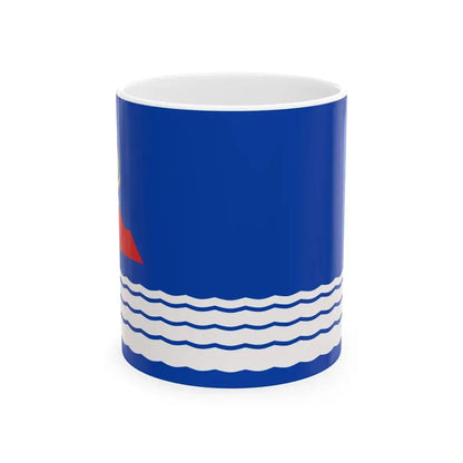 Uvs Aimag Flag (Mongolia) White Coffee Mug 11oz - Go Mug Yourself