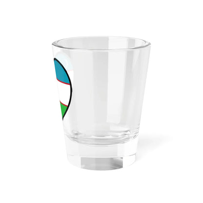 Uzbekistan flag heart (Uzbekistan) Shot Glass 1.5oz - Go Mug Yourself