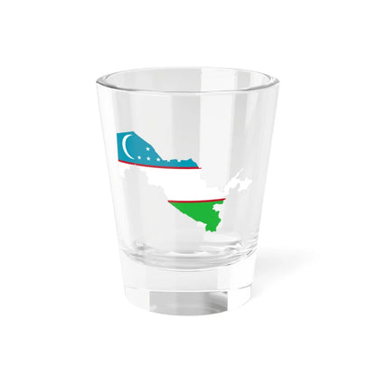 Uzbekistan-Flagmap (Uzbekistan) Shot Glass 1.5oz 1.5oz - Go Mug Yourself