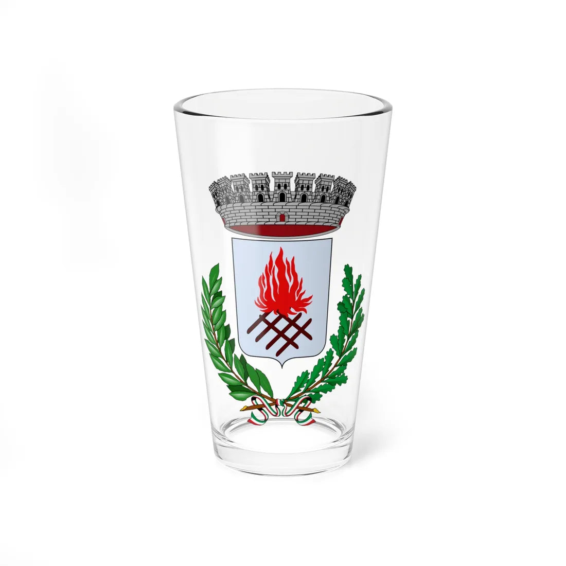 Uzzano-Stemma (Italy) (Coat of Arms) Pint Glass 16oz 16oz - Go Mug Yourself
