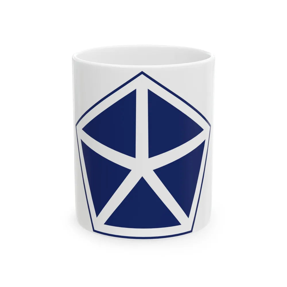 V Corps United States (U.S. Army) White Coffee Mug-11oz-Go Mug Yourself