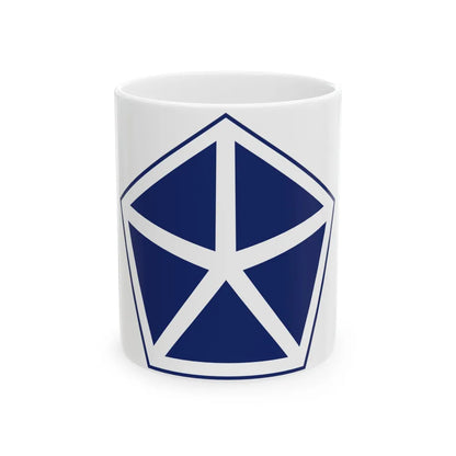 V Corps United States (U.S. Army) White Coffee Mug-11oz-Go Mug Yourself