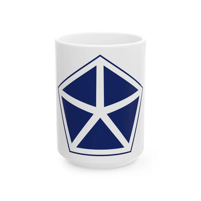 V Corps United States (U.S. Army) White Coffee Mug-15oz-Go Mug Yourself