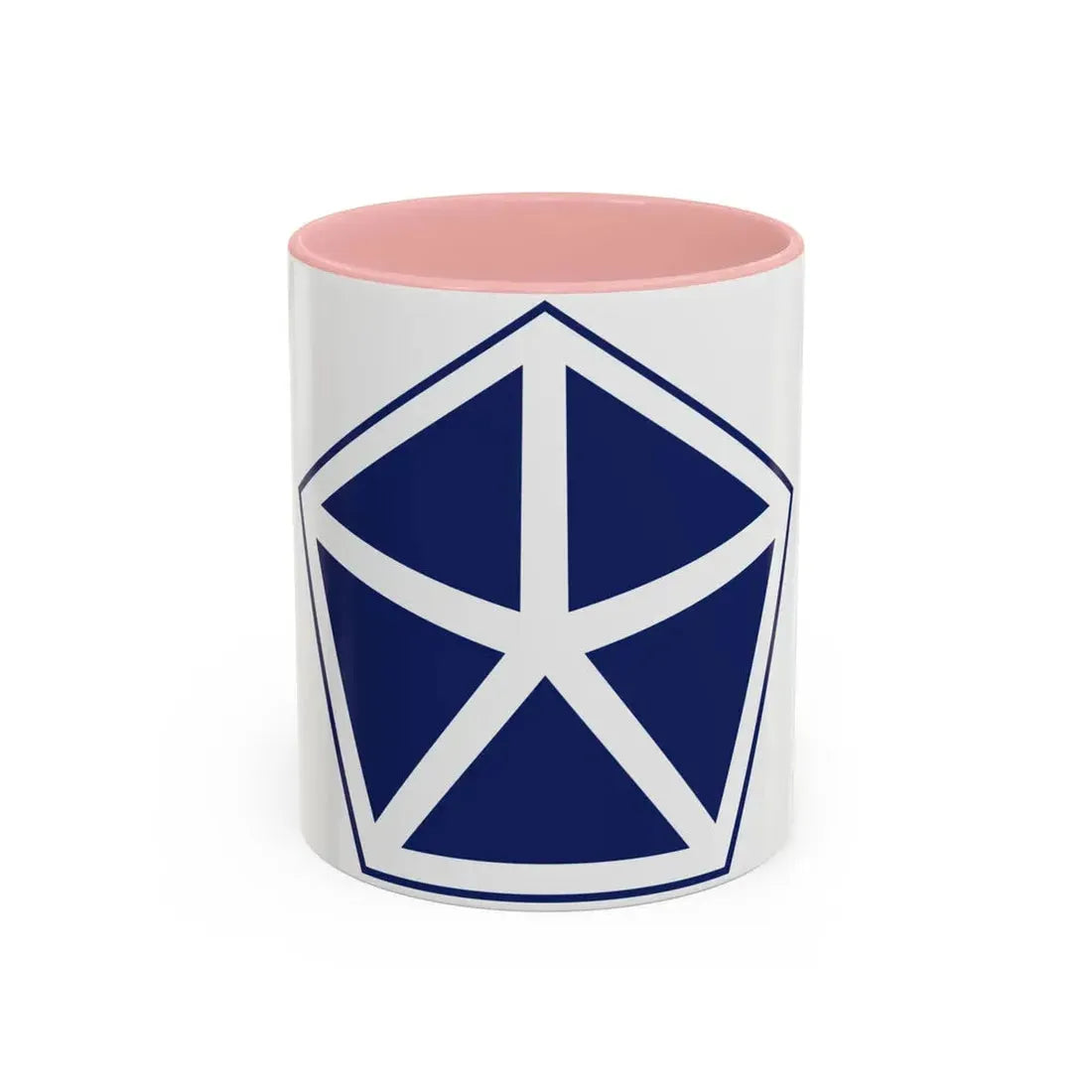V Corps United States (U.S. Army) Accent Coffee Mug 11oz Pink - Go Mug Yourself