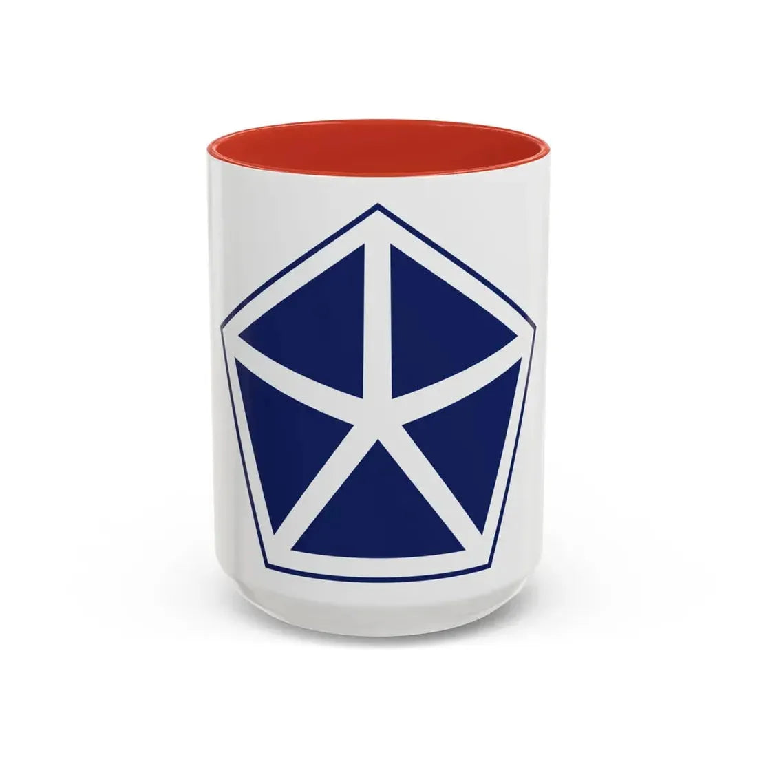 V Corps United States (U.S. Army) Accent Coffee Mug 15oz Red - Go Mug Yourself