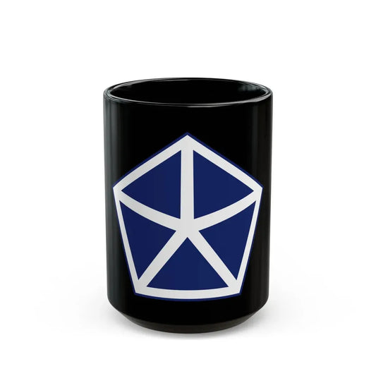 V Corps United States (U.S. Army) Black Coffee Mug 15oz - Go Mug Yourself