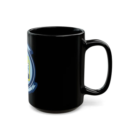 VA 163 SAINTS (U.S. Navy) Black Coffee Mug-Go Mug Yourself