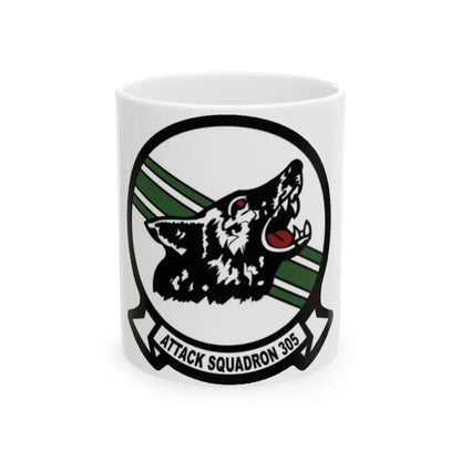 VA 305 Attack Squadron 305 (U.S. Navy) White Coffee Mug-11oz-Go Mug Yourself