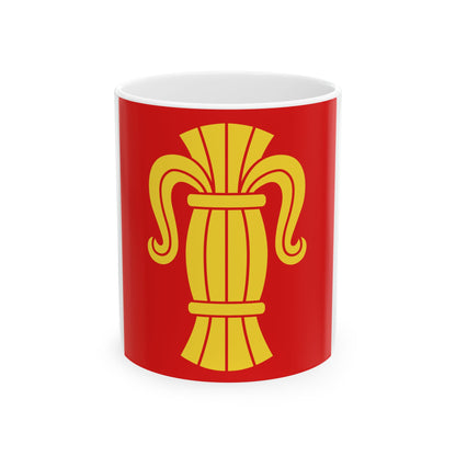 Vaasa.lippu (Finland) White Coffee Mug-11oz-Go Mug Yourself