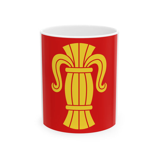 Vaasa.lippu (Finland) White Coffee Mug-11oz-Go Mug Yourself