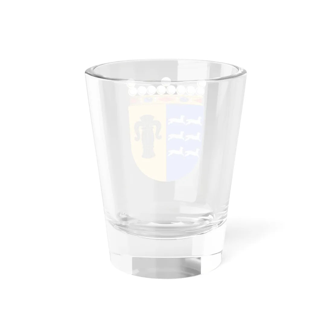 Vaasan lääni.vaakuna (Finland) (Coat of Arms) Shot Glass 1.5oz - Go Mug Yourself