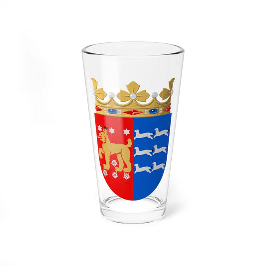 Vaasan lääni.vaakuna.old (Finland) (Coat of Arms) Pint Glass 16oz 16oz - Go Mug Yourself