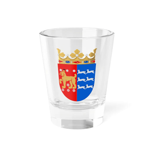 Vaasan lääni.vaakuna.old (Finland) (Coat of Arms) Shot Glass 1.5oz 1.5oz - Go Mug Yourself