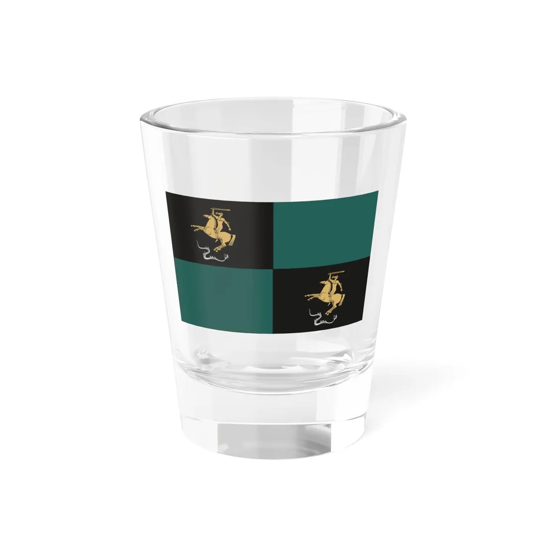 Vadoklių vėliava (Lithuania) Shot Glass 1.5oz 1.5oz - Go Mug Yourself