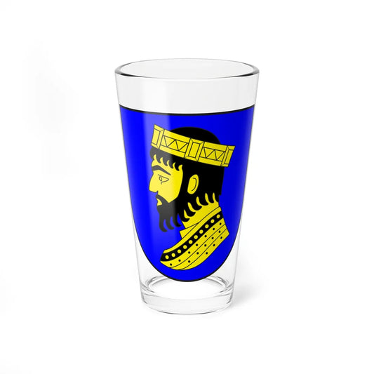 Val Müstair Kreis wappen (Switzerland) (Coat of Arms) Pint Glass 16oz 16oz - Go Mug Yourself