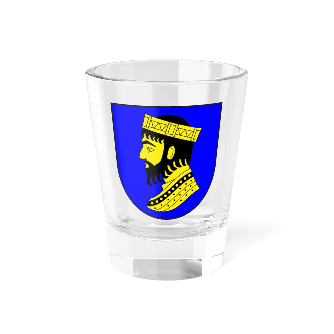 Val Müstair Kreis wappen (Switzerland) (Coat of Arms) Shot Glass 1.5oz 1.5oz - Go Mug Yourself