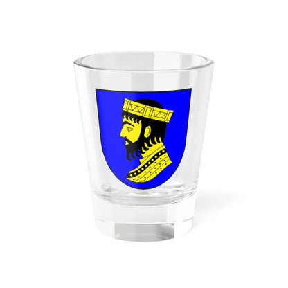 Val Müstair Kreis wappen (Switzerland) (Coat of Arms) Shot Glass 1.5oz 1.5oz - Go Mug Yourself