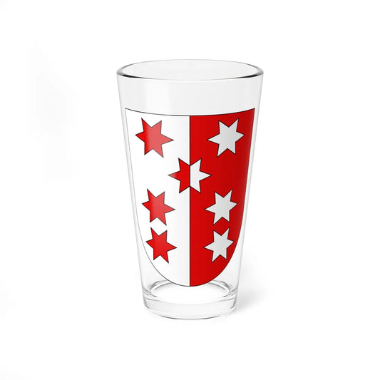 Valais-coat of arms old (Switzerland) (Coat of Arms) Pint Glass 16oz 16oz - Go Mug Yourself