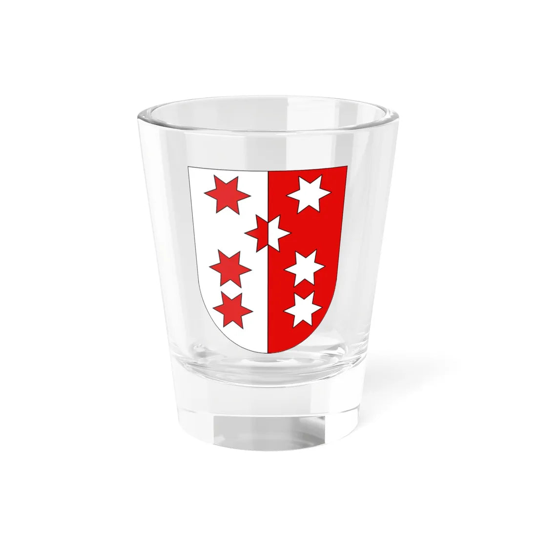 Valais-coat of arms old (Switzerland) (Coat of Arms) Shot Glass 1.5oz 1.5oz - Go Mug Yourself