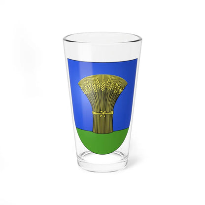 Valcolla-coat of arms (Switzerland) (Coat of Arms) Pint Glass 16oz 16oz - Go Mug Yourself