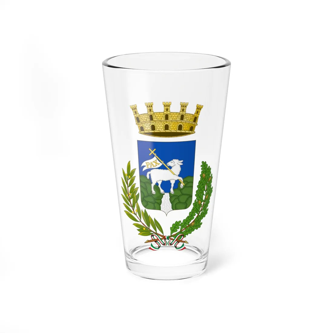 Valdagno-Stemma (Italy) (Coat of Arms) Pint Glass 16oz 16oz - Go Mug Yourself