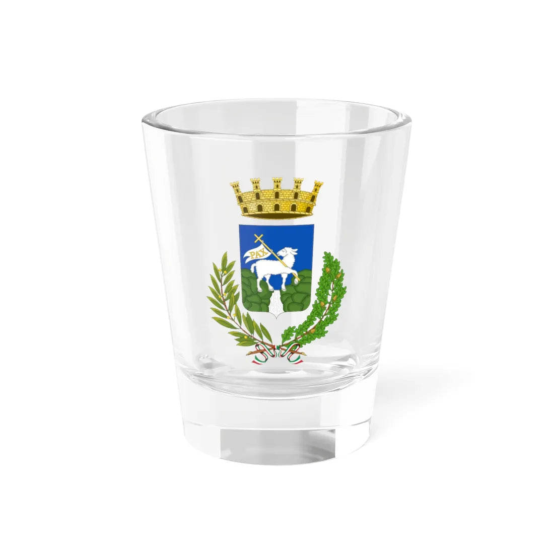 Valdagno-Stemma (Italy) (Coat of Arms) Shot Glass 1.5oz 1.5oz - Go Mug Yourself