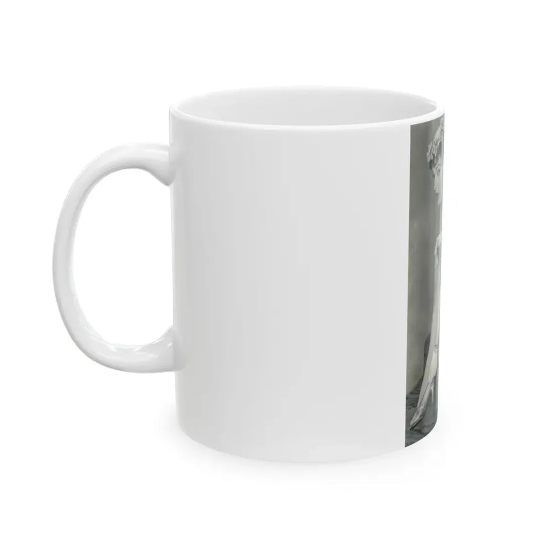 Valerie French #03 (Vintage Female Icon) White Coffee Mug - Go Mug Yourself