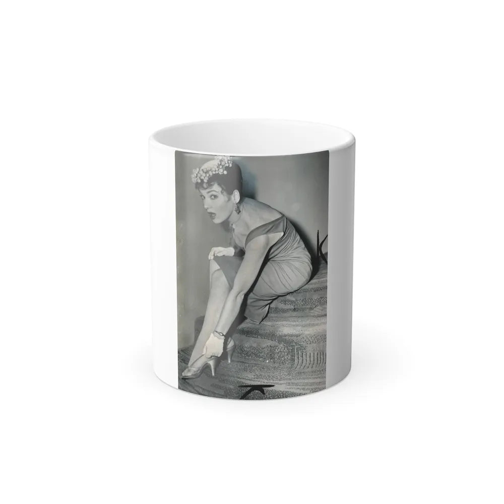 Valerie French #03 (Vintage Female Icons) Color Changing Mug 11oz-11oz-Go Mug Yourself