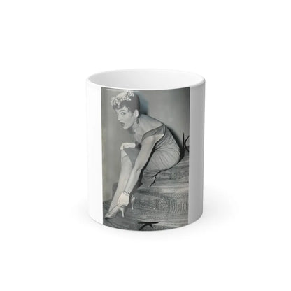 Valerie French #03 (Vintage Female Icons) Color Changing Mug 11oz-11oz-Go Mug Yourself