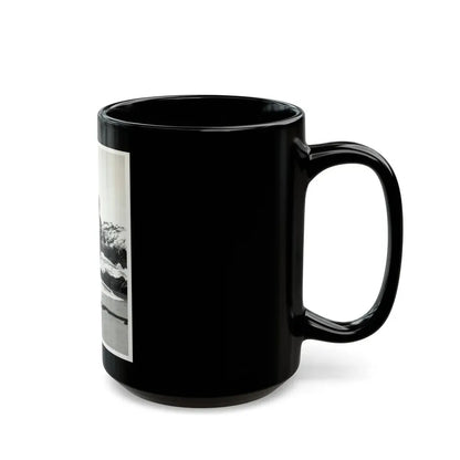 Valerie French #04 (Vintage Female Icon) Black Coffee Mug - Go Mug Yourself
